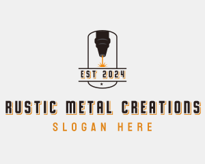 Metalworks Laser Fabrication logo design