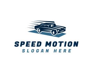 Fast Moving Car Automobile logo design