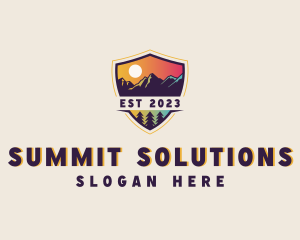 Mountain Shield Summit logo design