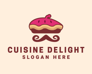 French Patisserie Pie Baker logo design