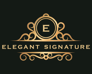 Luxury Deluxe Expensive logo design