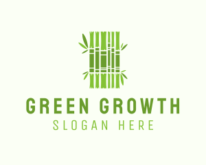 Green Bamboo Books logo design