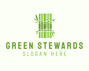 Green Bamboo Books logo design