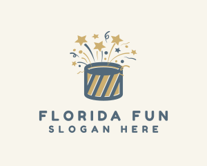 Fun Party Confetti logo design