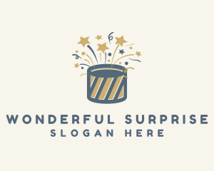 Fun Party Confetti logo design