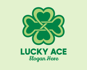 Fancy Clover Leaf logo design