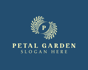 Natural Leaf Wedding Decor  logo design