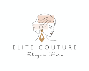 Woman Fashion Glam logo design