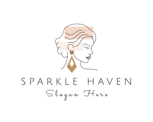 Woman Fashion Glam logo design