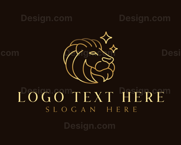 Luxury Wildlife Lion Logo