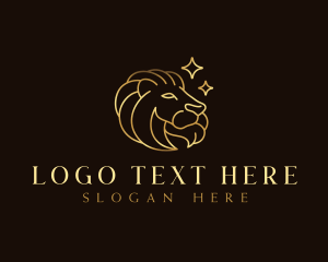 Luxury Wildlife Lion logo