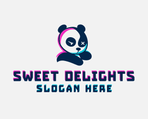 Glitch Gamer Panda logo