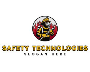 Fireman Safety Rescue logo