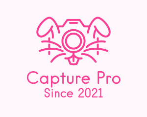 Bunny Ears Camera logo design