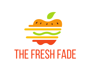 Healthy Fresh Burger logo design