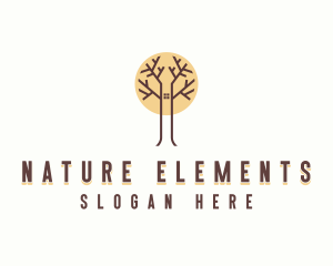 Nature Environmental Treehouse  logo design