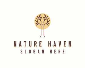 Nature Environmental Treehouse  logo design