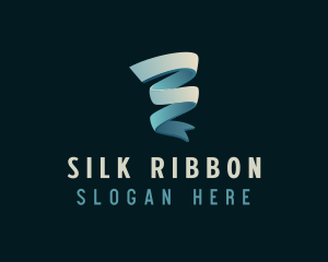 3D Ribbon Tornado logo design