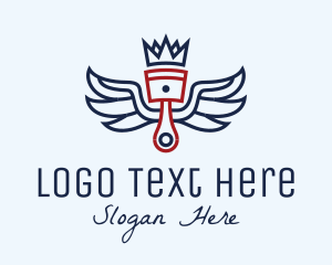 Regalia - Royal Piston Wings logo design
