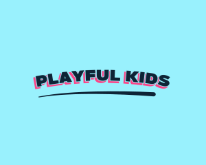 Playful Children Apparel logo design