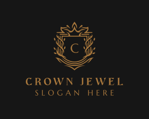 Crown Shield Royalty logo design