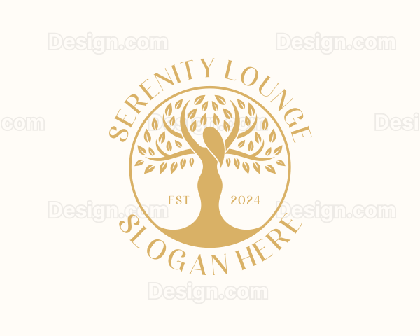 Organic Woman Tree Logo