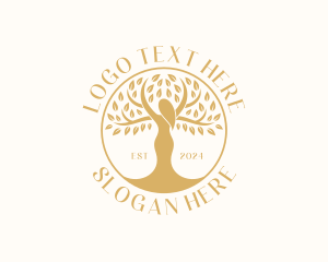 Organic Woman Tree Logo