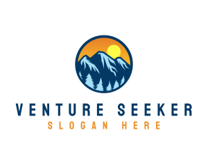 Mountain Peak Explorer logo design