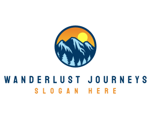 Mountain Peak Explorer logo design