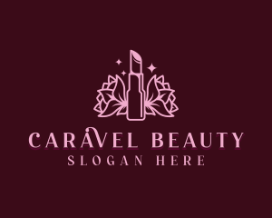 Lipstick Makeup Beauty logo design