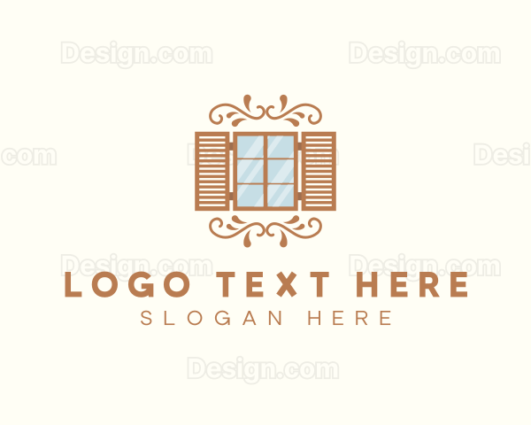 Ornamental Window Design Logo