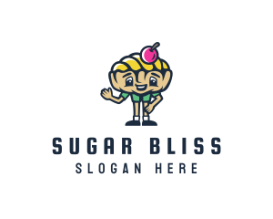 Ice Cream Gelato Boy logo design