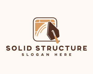 Trowel Plaster Masonry logo design