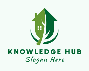 House Residential Leaf Logo