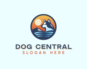 Dog Mountain Travel logo design