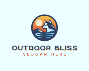 Dog Mountain Travel logo design