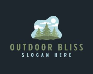 Outdoor Pine Tree logo design