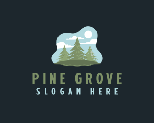 Outdoor Pine Tree logo design