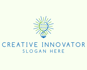 Innovation DNA Bulb logo design