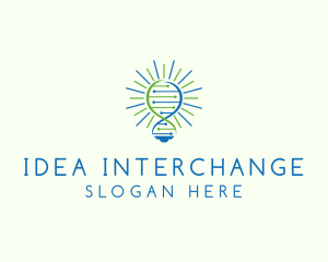 Innovation DNA Bulb logo design