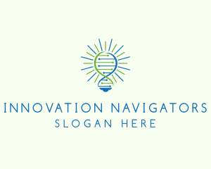 Innovation DNA Bulb logo design