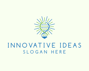 Innovation DNA Bulb logo design