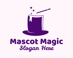 Magical Book Hat logo design