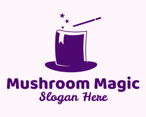 Magical Book Hat logo design