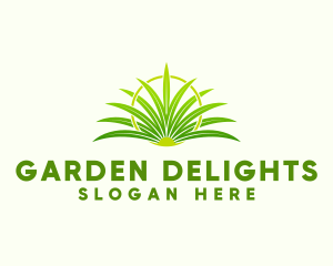 Green Grass Gardening logo design