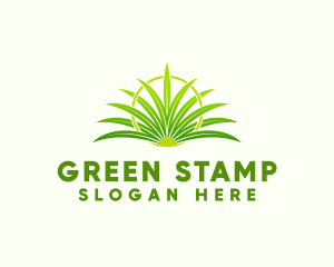 Green Grass Gardening logo design