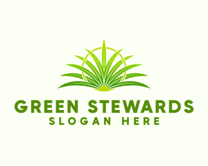 Green Grass Gardening logo design