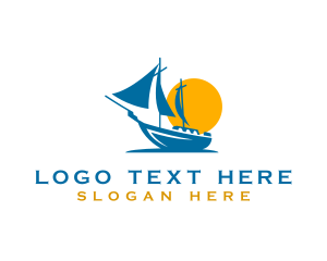 Yacht Travel Cruise Logo