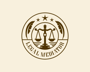 Legal Justice Courthouse logo design