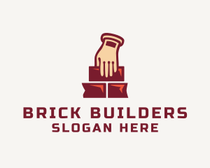 Brick Construction Mason logo design